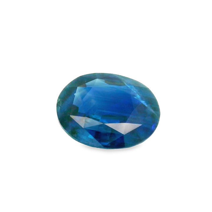 Saphir bleu 2.70 carats ovale chauffé - vue 1