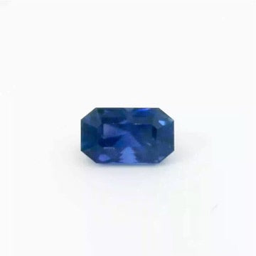 Saphir bleu 0.89 carat émeraude non chauffé