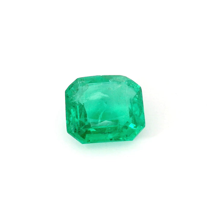Emeraude 3.42 carats émeraude Zambie faiblement huilée - vue 1