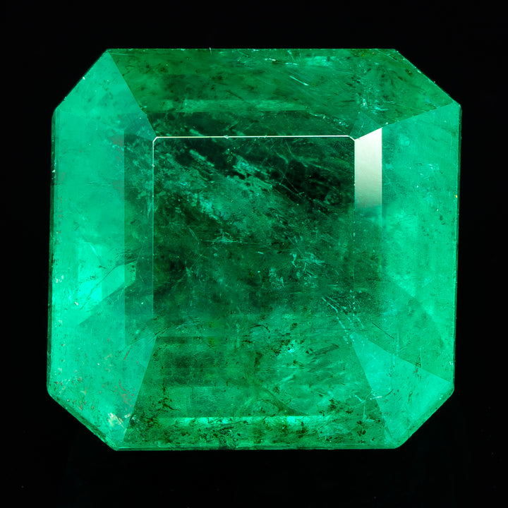 Émeraude 3.96 carats émeraude low oil Zambie - vue 1