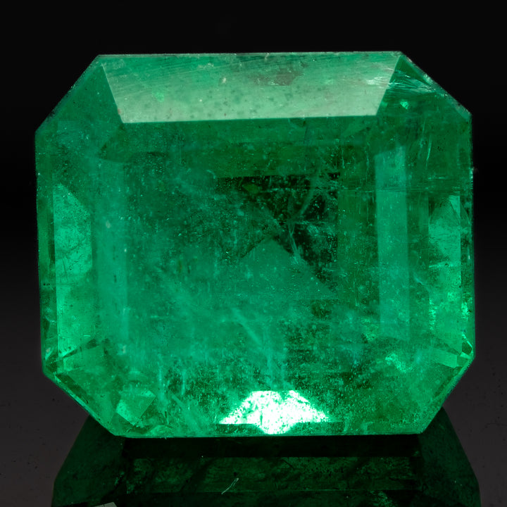 Émeraude 4.99 carats émeraude low oil Zambie - vue 1