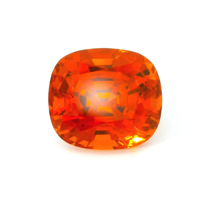 Grenat spessartite du Nigeria 5.85 carats non traité coussin