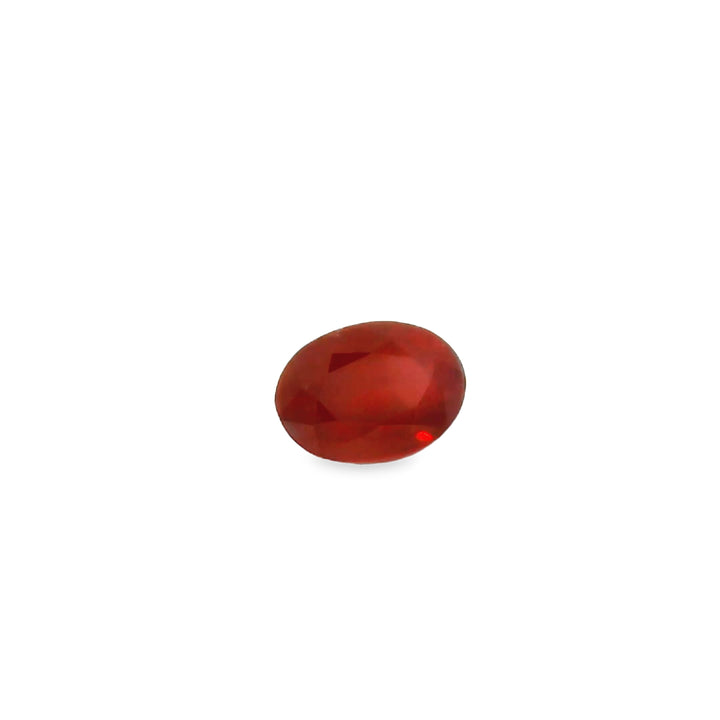 Rubis 0.59 carats ovale chauffé - vue 1