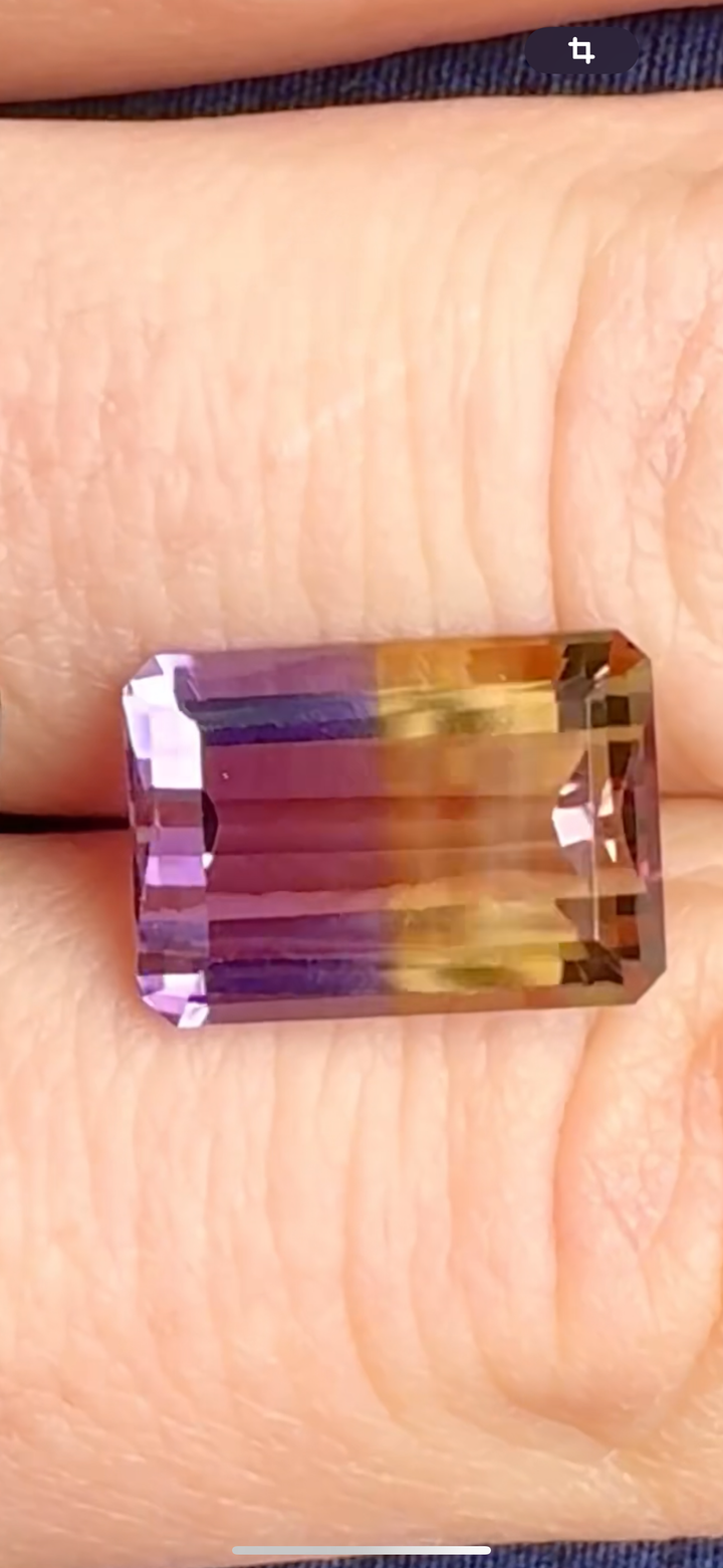 Amétrine 7 carats - vue 1