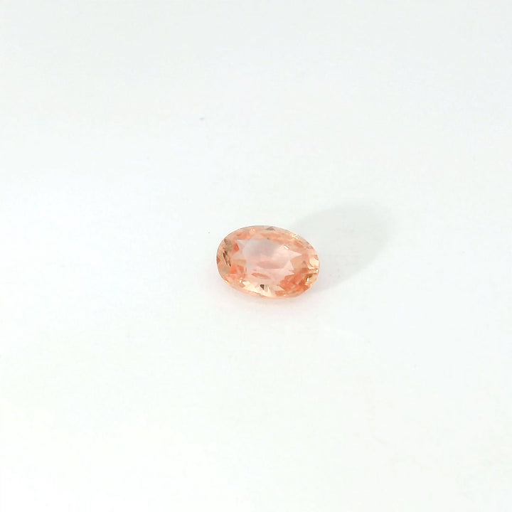 Saphir Padparadscha 0.46 carats chauffé ovale