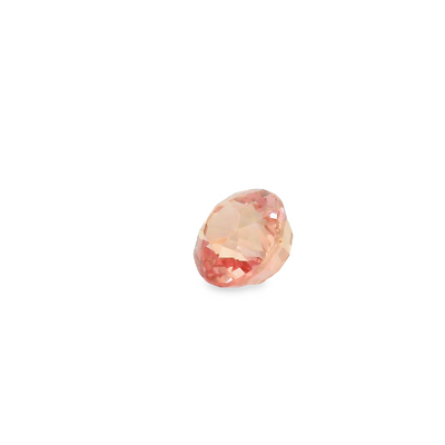 Saphir Padparadscha ovale 0.58 carats ovale chauffé