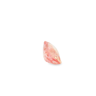 Saphir Padparadscha coussin 0.59 carats coussin chauffé