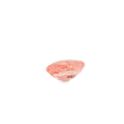 Saphir Padparadscha coussin 0.59 carats coussin chauffé