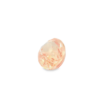 Saphir Padparadscha ovale 0.77 carats ovale chauffé