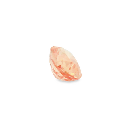 Saphir Padparadscha ovale 0.77 carats ovale chauffé