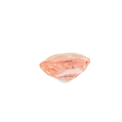 Saphir Padparadscha ovale 0.77 carats ovale chauffé