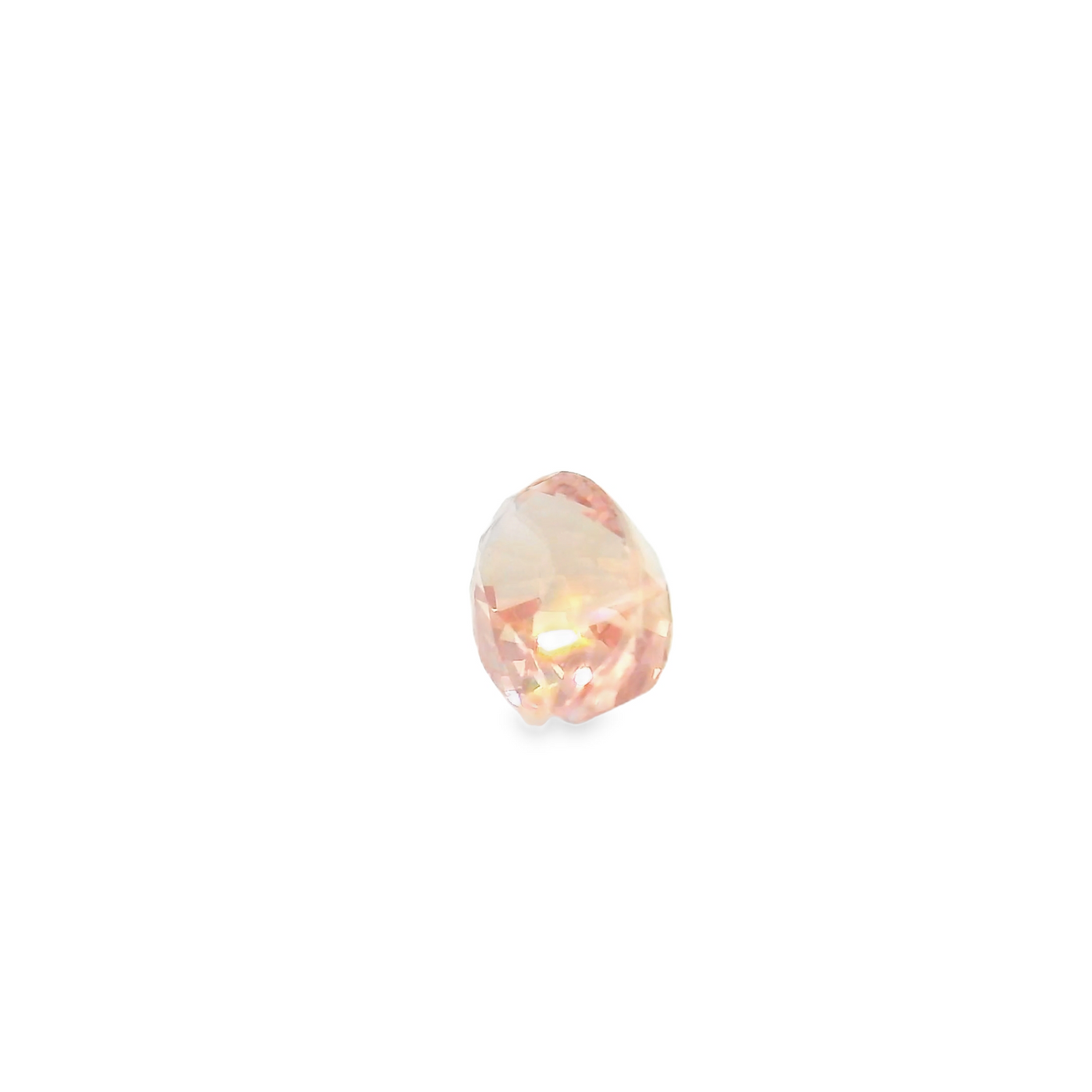 Saphir padparadscha 0.89 carats ovale chauffé