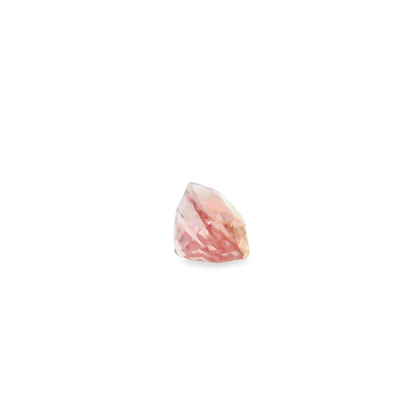 Saphir padparadscha 0.89 carats ovale chauffé