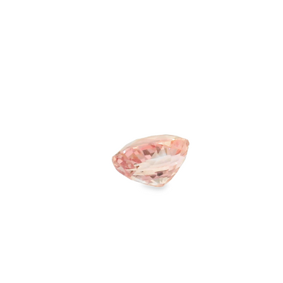 Saphir padparadscha 0.89 carats ovale chauffé