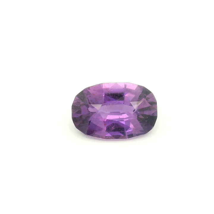 Saphir violet 1.85 carats ovale non chauffé - vue 1