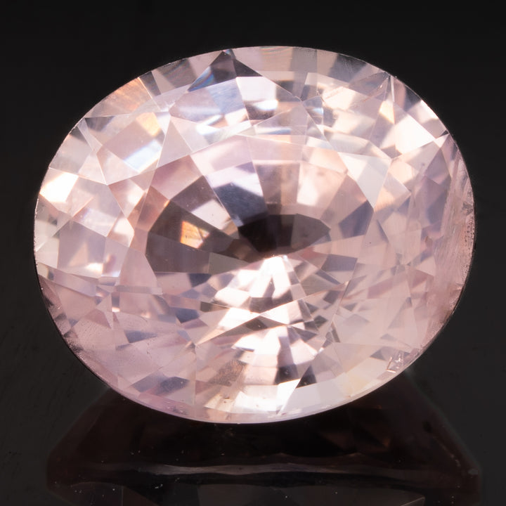 Saphir padparadscha 2.25 carats ovale non chauffé - vue 1