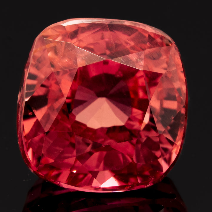 Saphir padparadscha 2.31 carats coussin non chauffé - vue 1