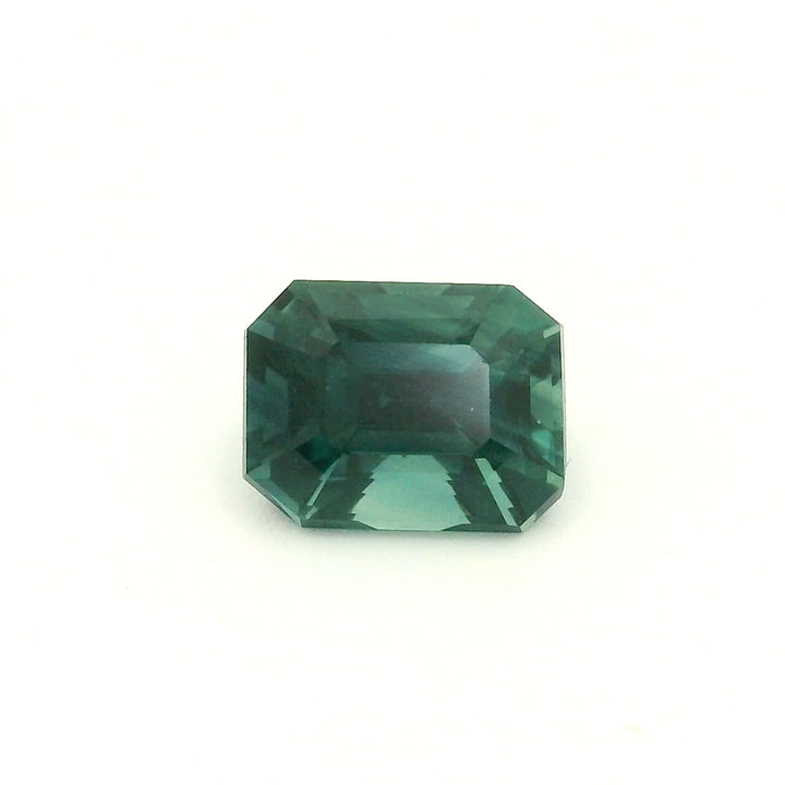 Saphir teal 1.12 carats RPC chauffé - vue 1