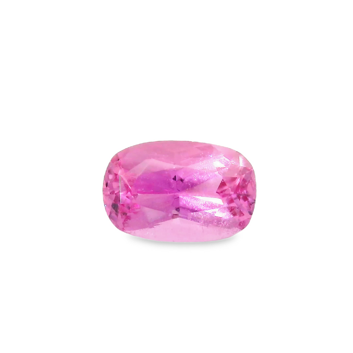 Saphir rose 1.51 carats coussin chauffé - vue 1