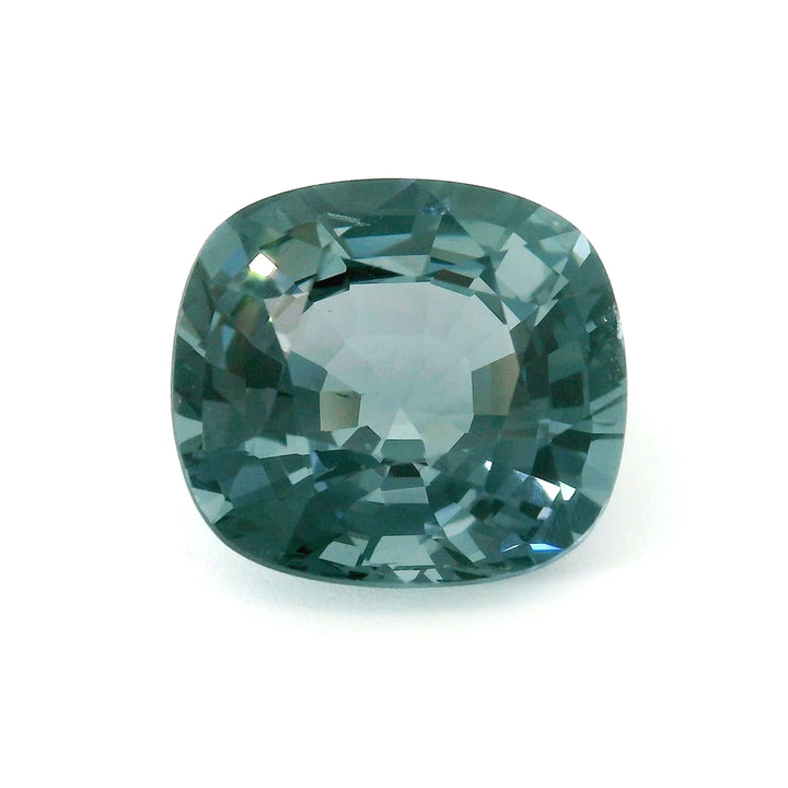 Spinelle gris-bleu du Myanmar 6.11 carats non chauffé coussin — vue 1
