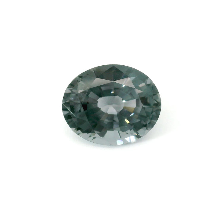 Spinelle gris de Birmanie 5.51 carats non traité ovale - vue 1