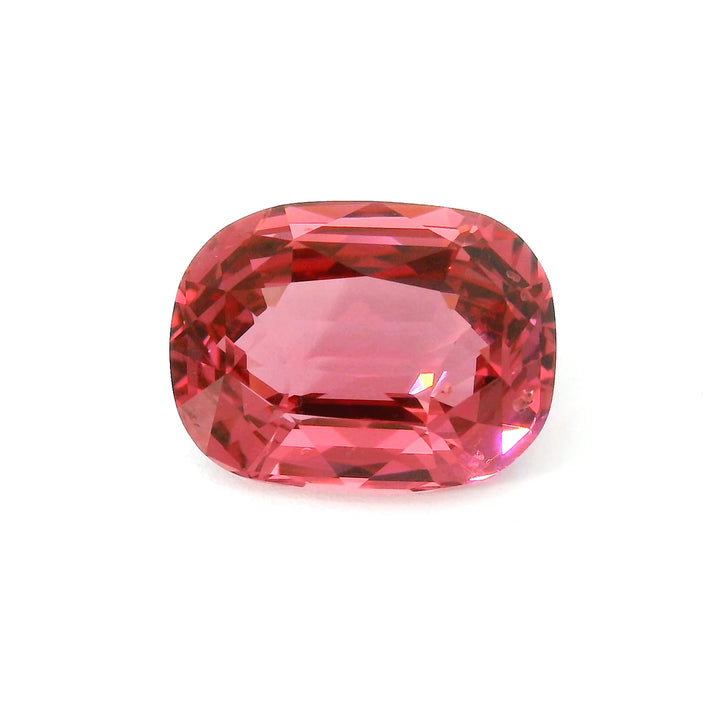 Spinelle rose orangé de Mahenge 6.10 carats non chauffé coussin antique — vue 1