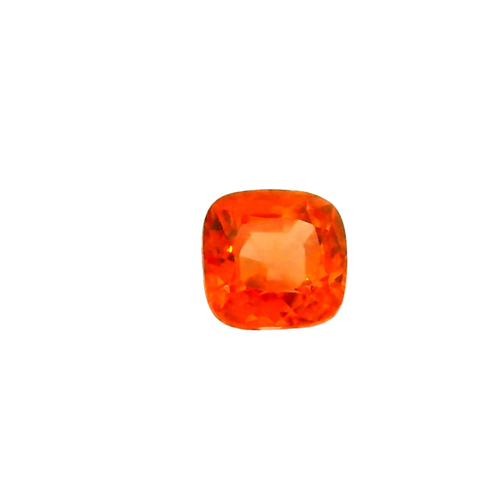 Spinelle de Birmanie orange - Taille coussin 0.79 carats non traité - vue 1