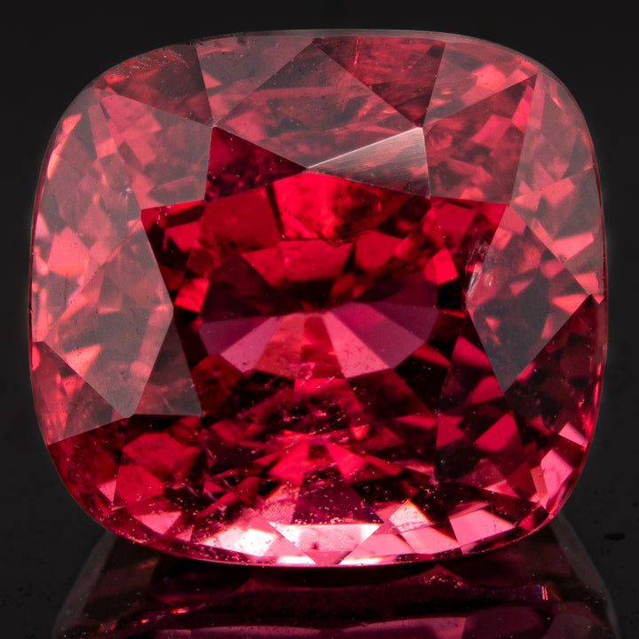 Spinelle rouge 2.93 carats coussin - vue 1