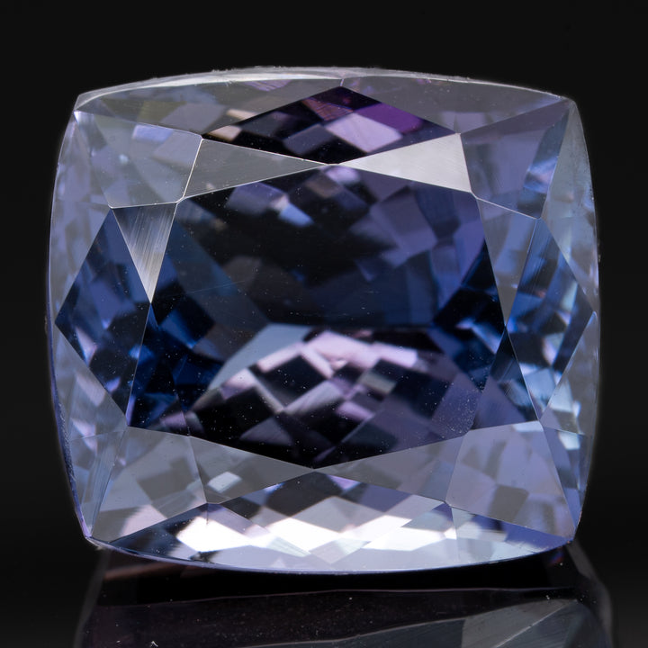 Tanzanite 12.25 carats coussin non chauffé - vue 1