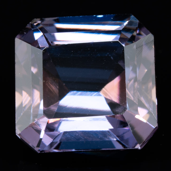 Tanzanite 6.25 carats asscher non chauffée - vue 1