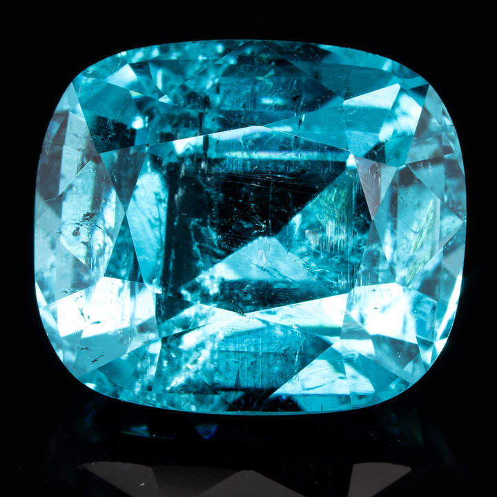 Tourmaline bleue 4.83 carats coussin non traitée - vue 1