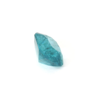 Tourmaline blue lagoon 3.21 carats coussin