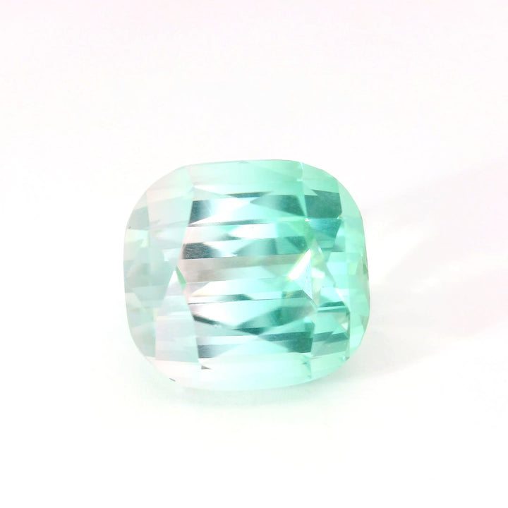 Bicolour Tourmaline from Afghanistan 16.57 Carats Untreated Cushion