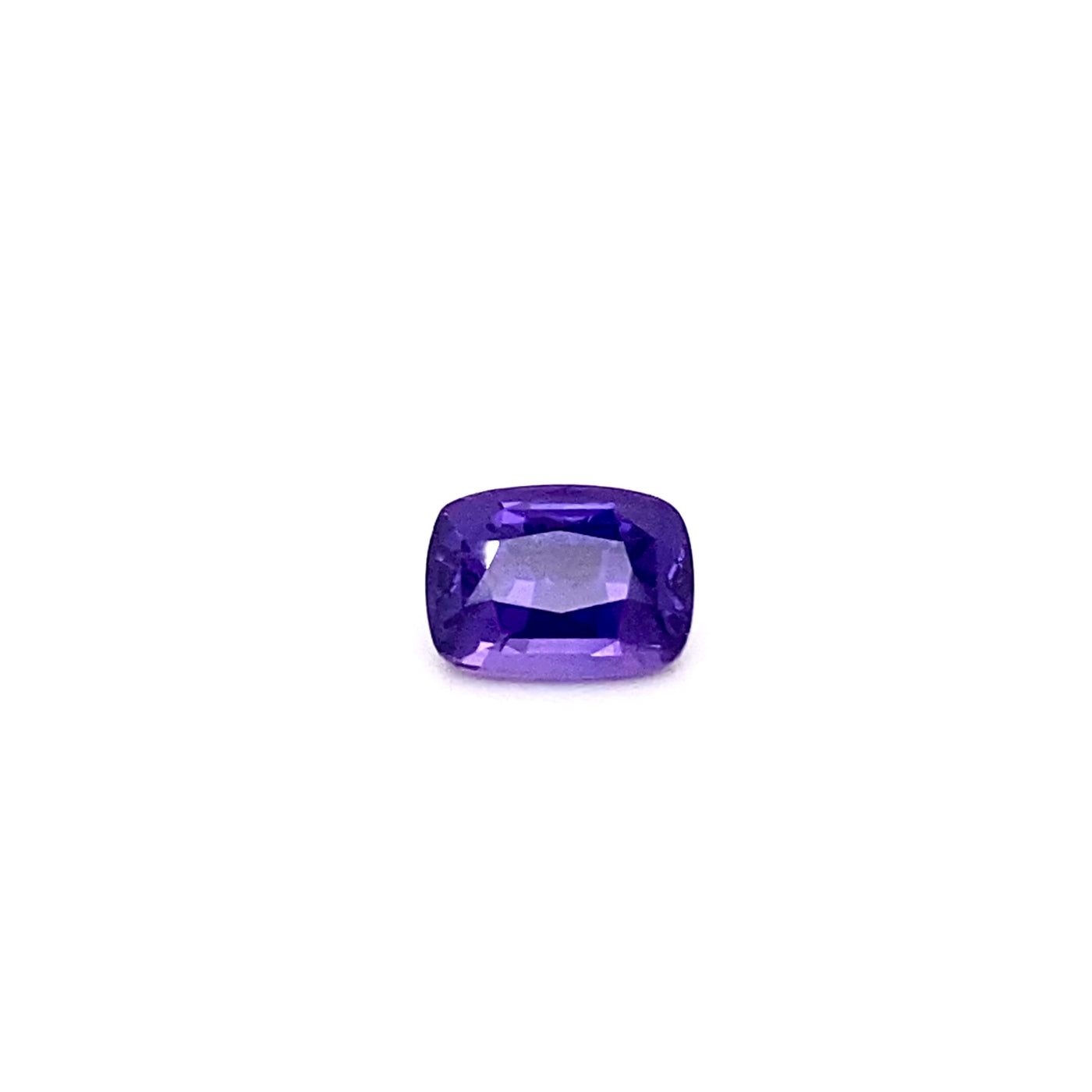 Saphir violet 3.34 carats coussin non chauffé