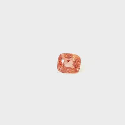 Spinelle orange 0.86 carats coussin