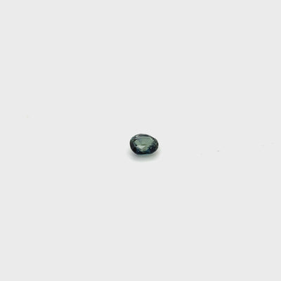 Saphir teal 1.97 carats ovale non chauffé