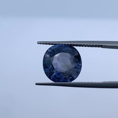 Spinelle bleu 5.84 carats rond