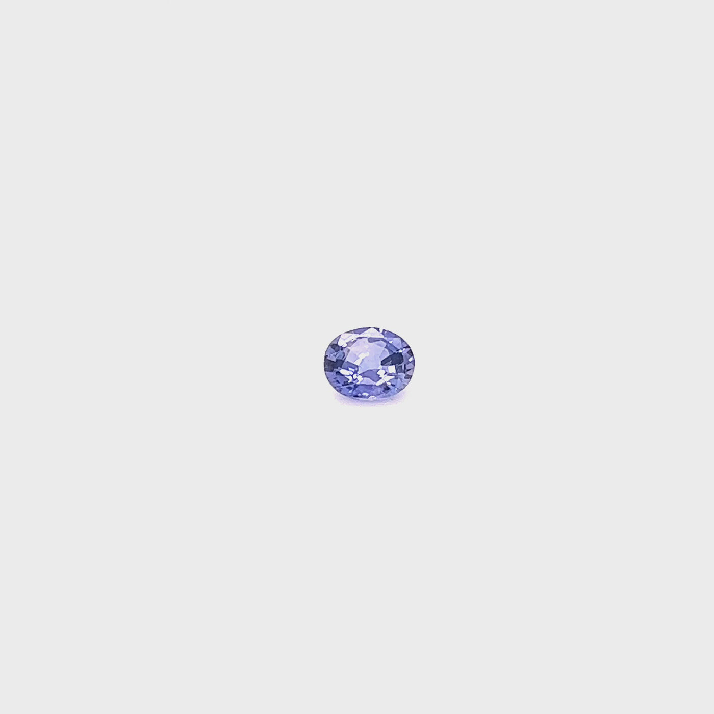 Saphir bleu 0.68 ovale non chauffé