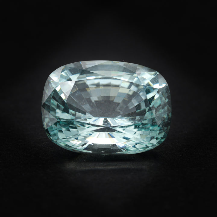 Aigue-marine 13.08 carats coussin non traitée - vue 1