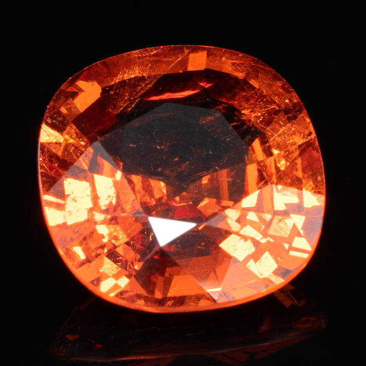Grenat Hessonite 6.9 carats coussin - vue 1
