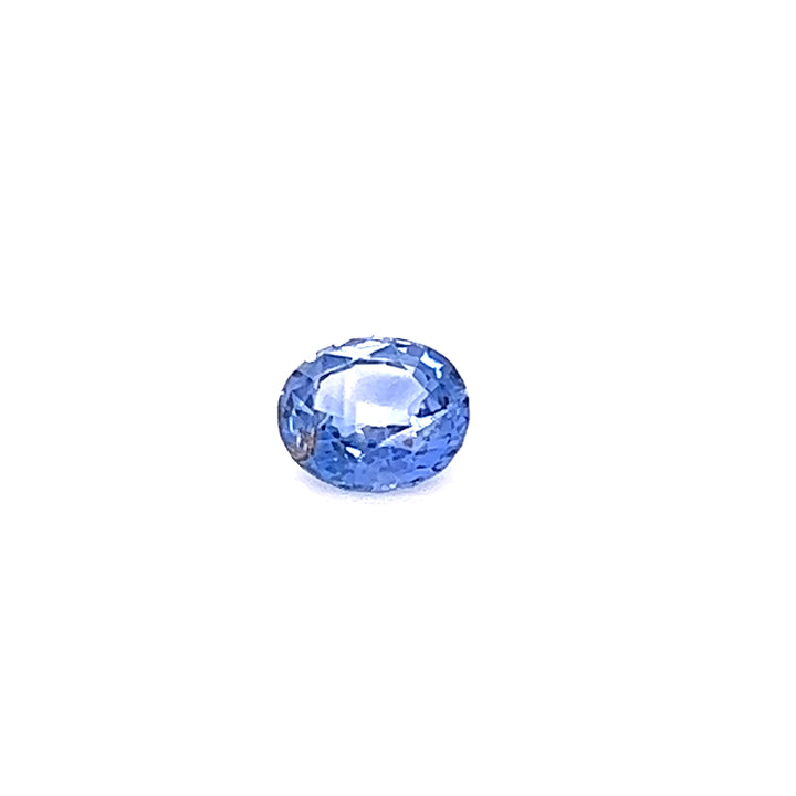 Saphir bleu 1.05 carats ovale non chauffé - vue 1