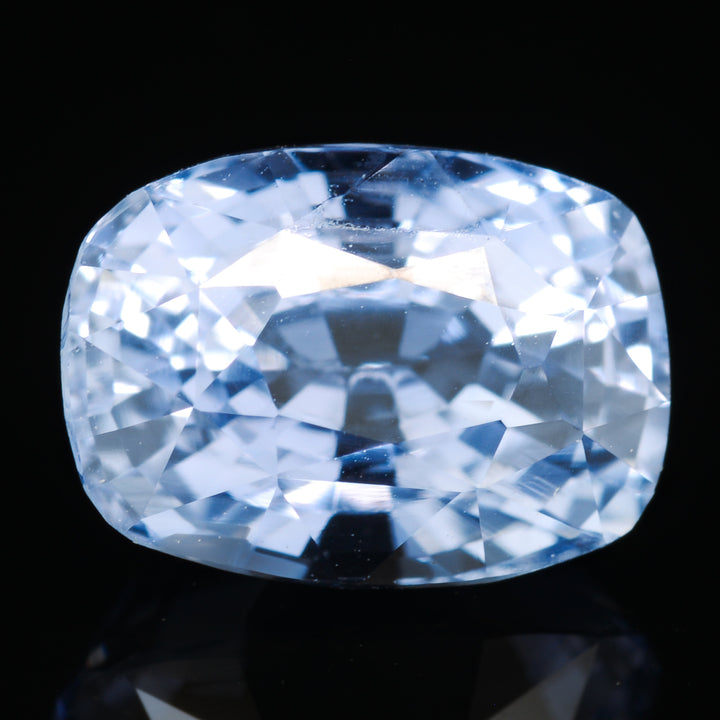 Saphir bleu 1.76 carats coussin non chauffé - vue 1
