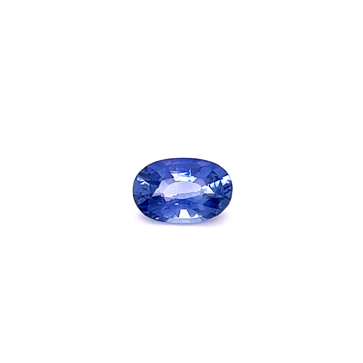 Saphir bleu 1.25 carats ovale non chauffé - vue 1