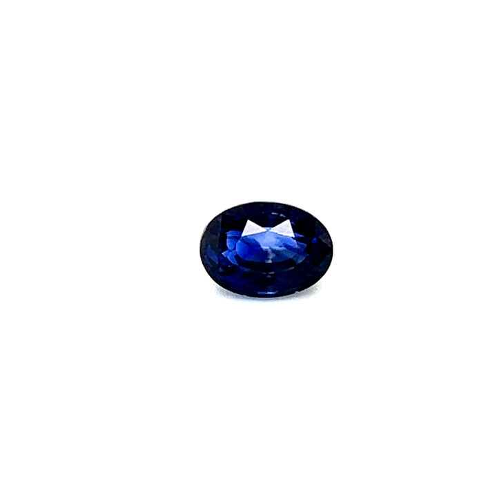 Saphir bleu 1.95 carats ovale non chauffé - vue 1