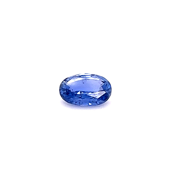Saphir bleu 0.98 carat ovale non chauffé - vue 1