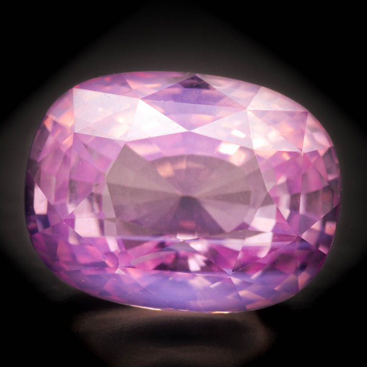 Saphir padparadscha 3.05 carats coussin non chauffé - vue 1