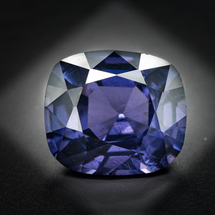 Spinelle bleu 3.73 carats coussin - vue 1