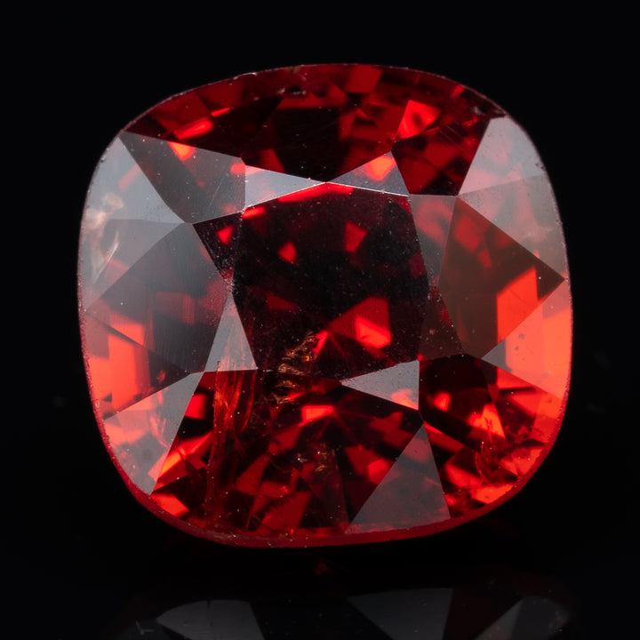 Spinelle rouge 3.14 carats coussin - vue 1