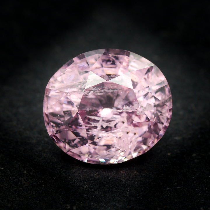 Spinelle rose 2.41 carats ovale non traité Tadjikistan - vue 1