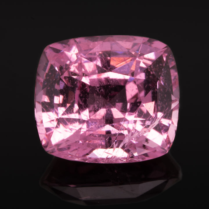 Spinelle rose 3.15 carats coussin Tadjikistan - vue 1